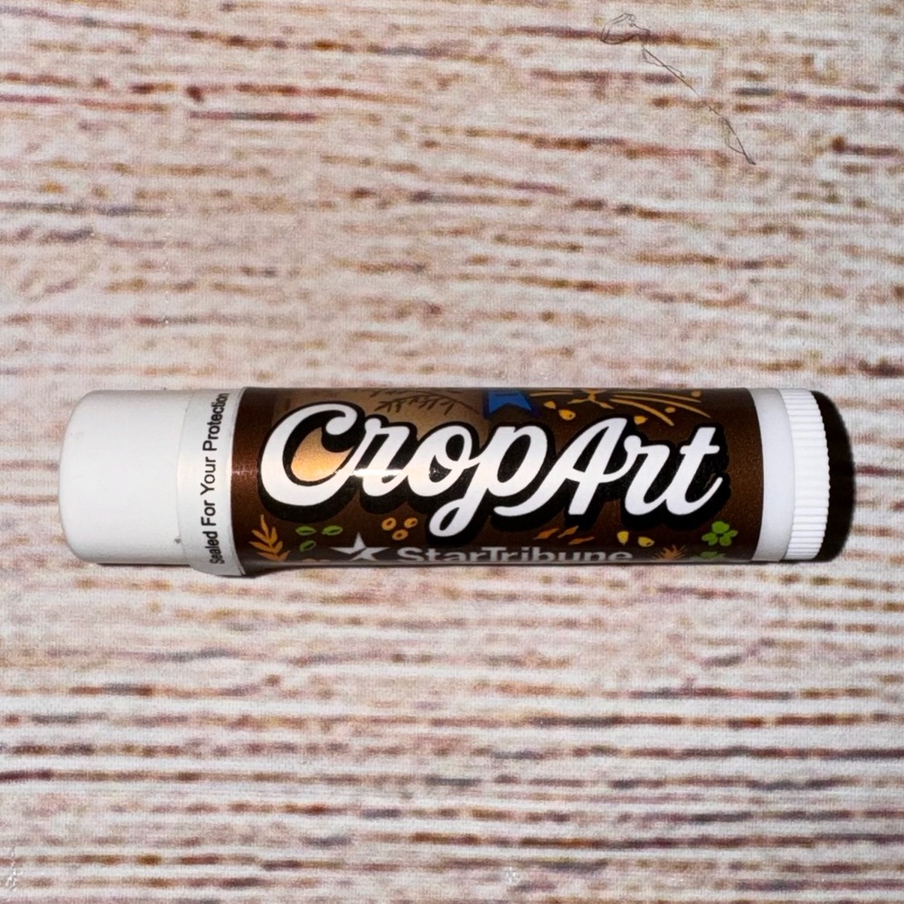 New Minnesota State Fair Crop Art Wild Rice flavored beeswax Lip Moisturizer